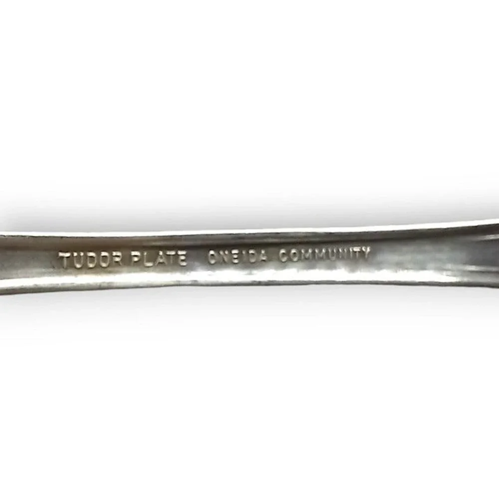 Oneida Community Plate Queen Bess II Medium Solid Cold Serving Fork-VIntage-MCM